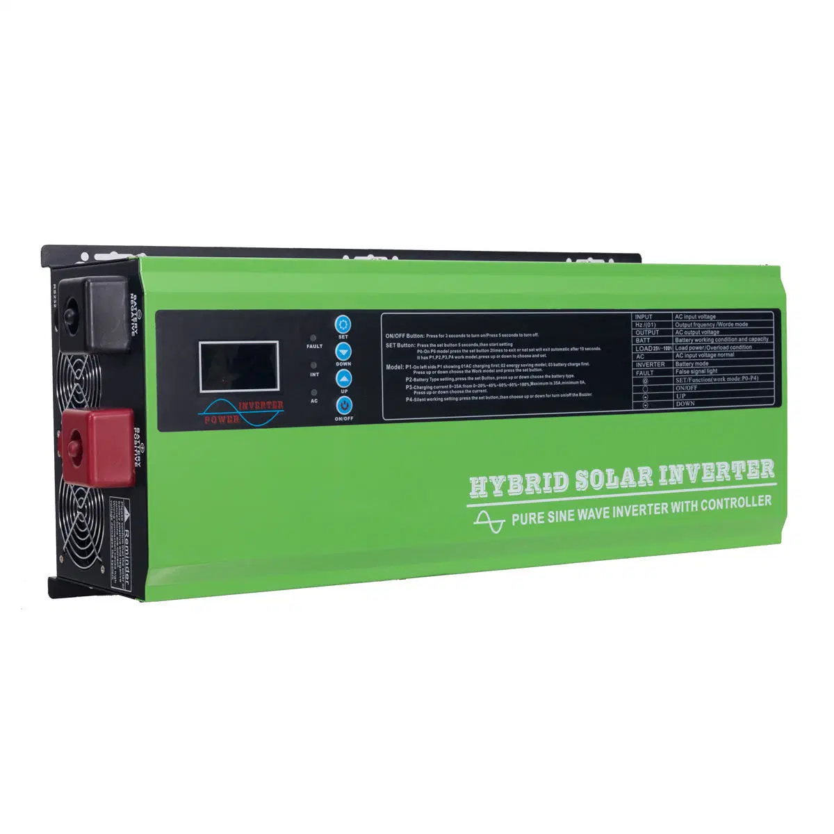 OEM 48V 96V Solar System 12kw 10K Hybrid Inverter Work with Lead Acid Lithium Battery Split Phase 120V/240V 110V/220V Inverter