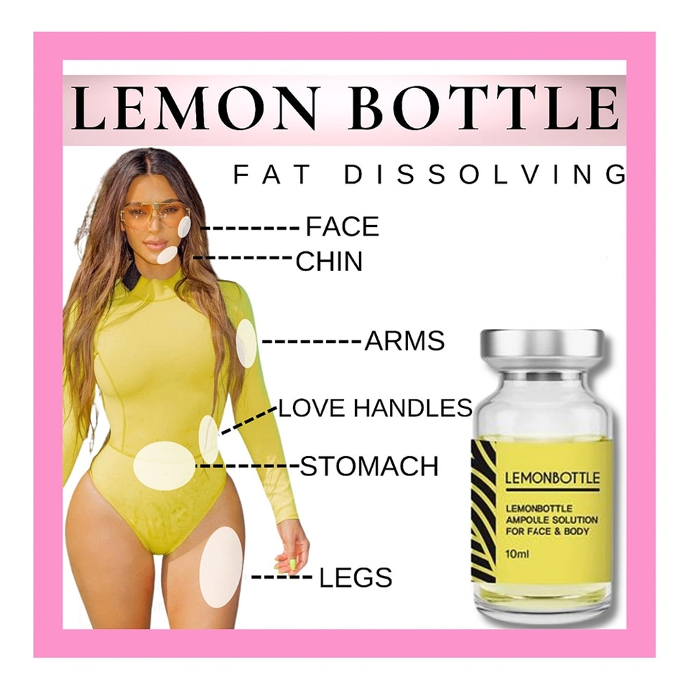 High quality/High cost performance  Lemon Bottle Fat Dissolving Body Fat Solution Slimming Strong Effect