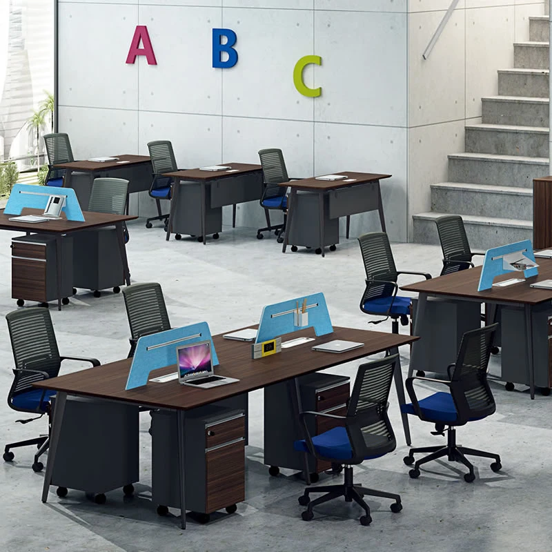 New Series 6 Seats Office Desk 4 Persons