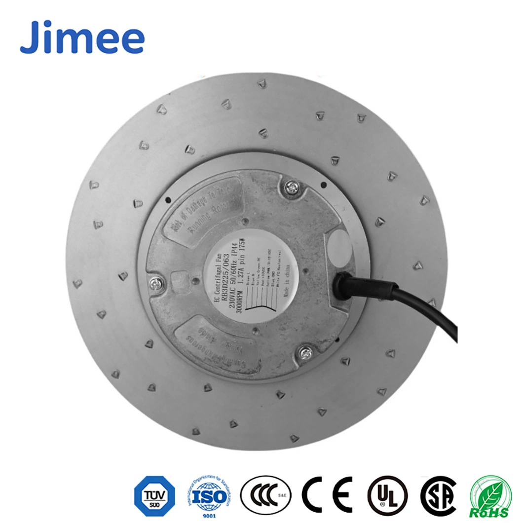 Jimee Motor China AC Motor Tangential Blower Supplier Jm280/50d4b2 4.2 (A) Rated Current DC Centrifugal Blower Most Powerful Industrial Fan Short Case Axial Fan