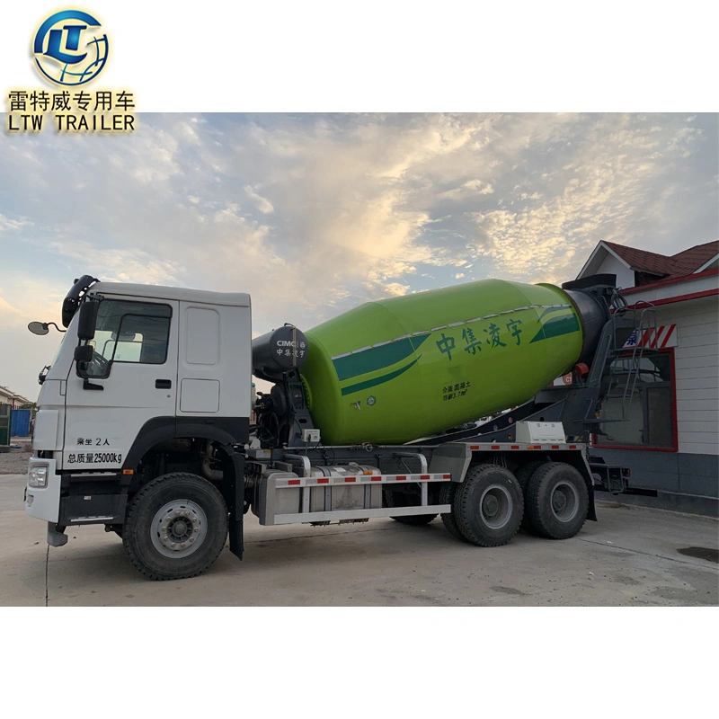 Sinotruk Mobile Cement Concrete Mixer Trucks 8m3 10cbm Used HOWO Truck Concrete Mixer Truck