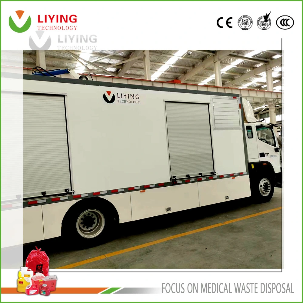 Biomedical Medical Waste High Temperature Steam Disinfection Disposal Equipment Vehicle