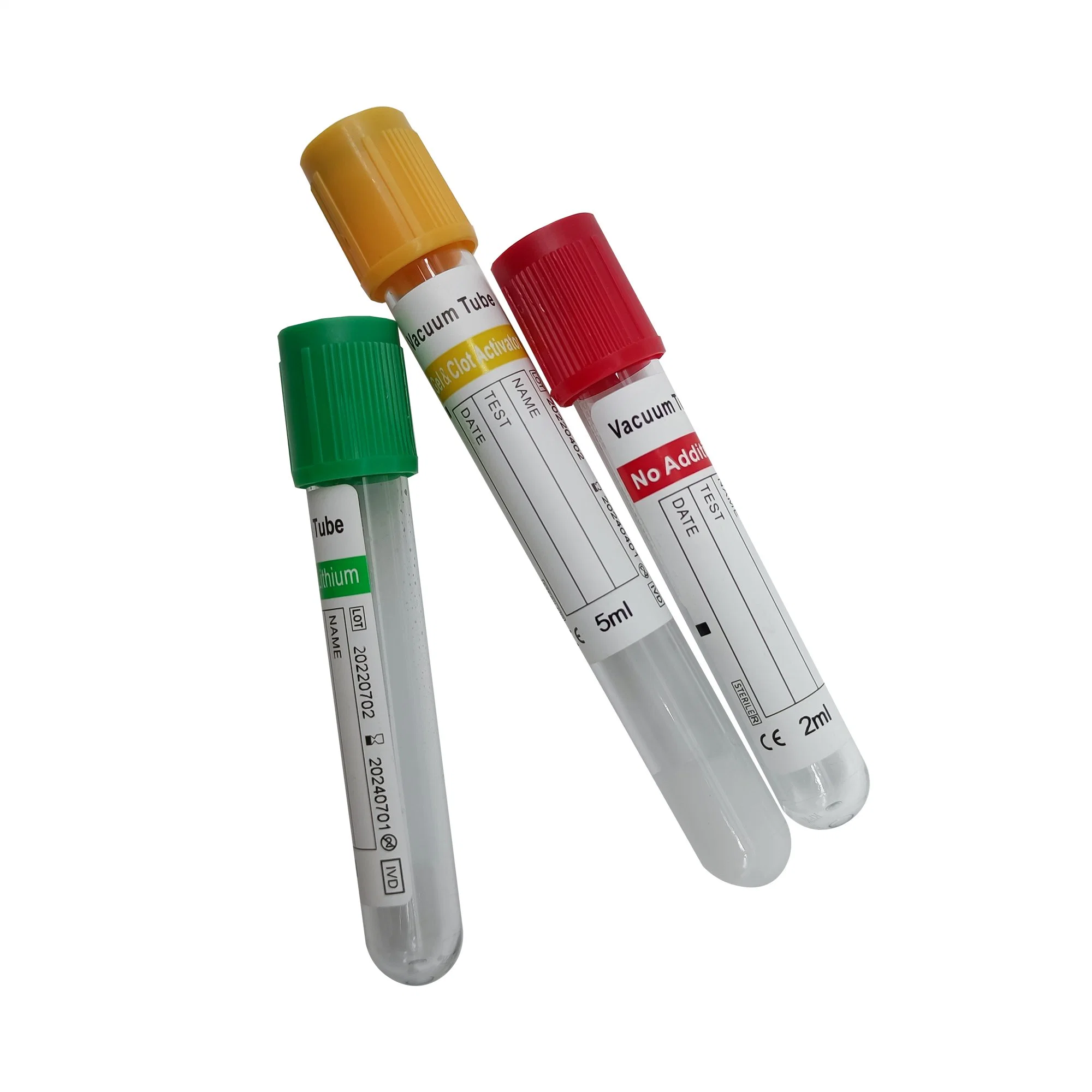 Laboratory Test Sodium Citrate Vacuum Blood Collection PT Tube with Blue Top