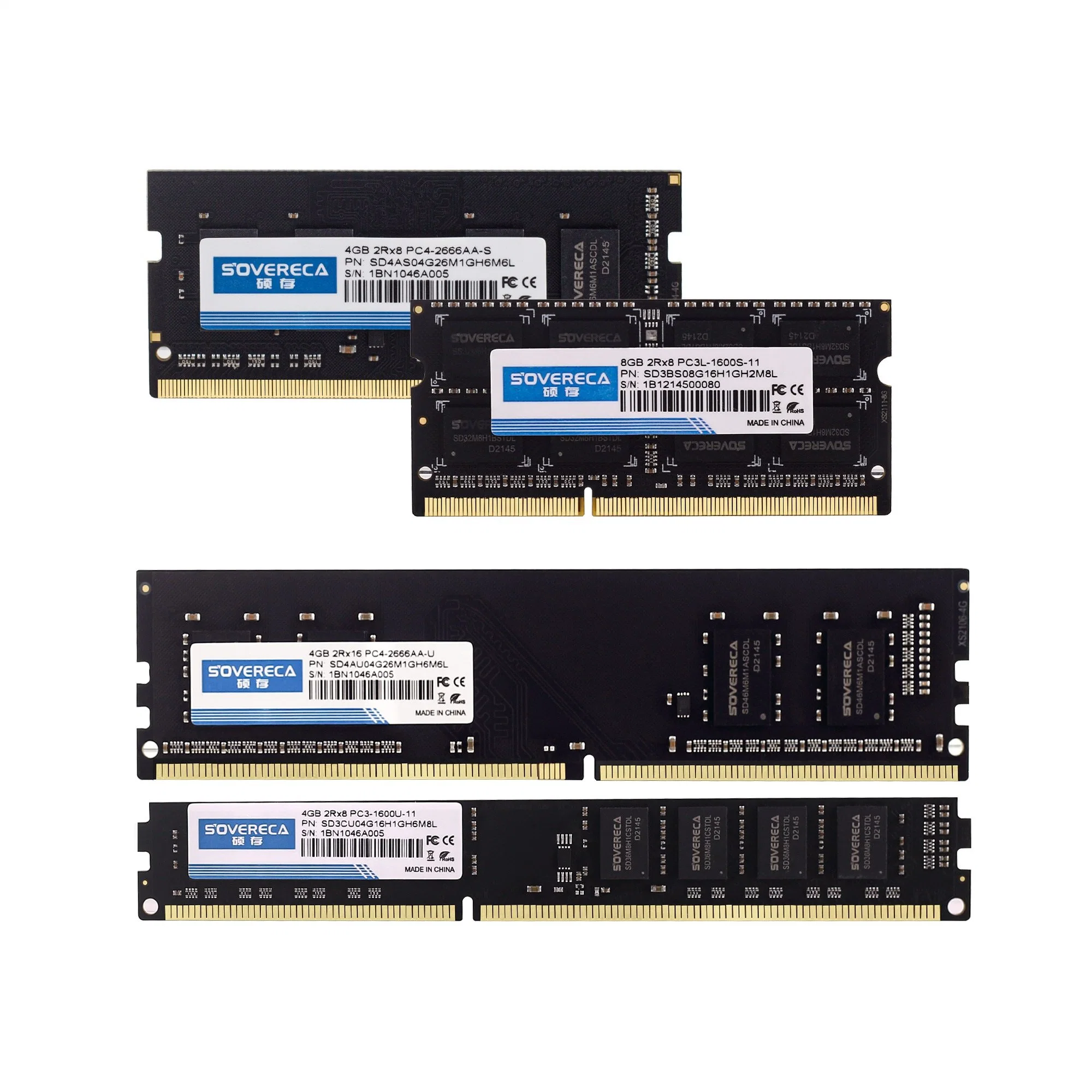 ذاكرة DDR3 DDR3L Memoria RAM سعة 4 جيجابايت بسرعة 1.35 فولت بسرعة 1.5 فولت بسرعة 1600 ميجاهرتز SODIMM للكمبيوتر المحمول / الكمبيوتر المكتبي