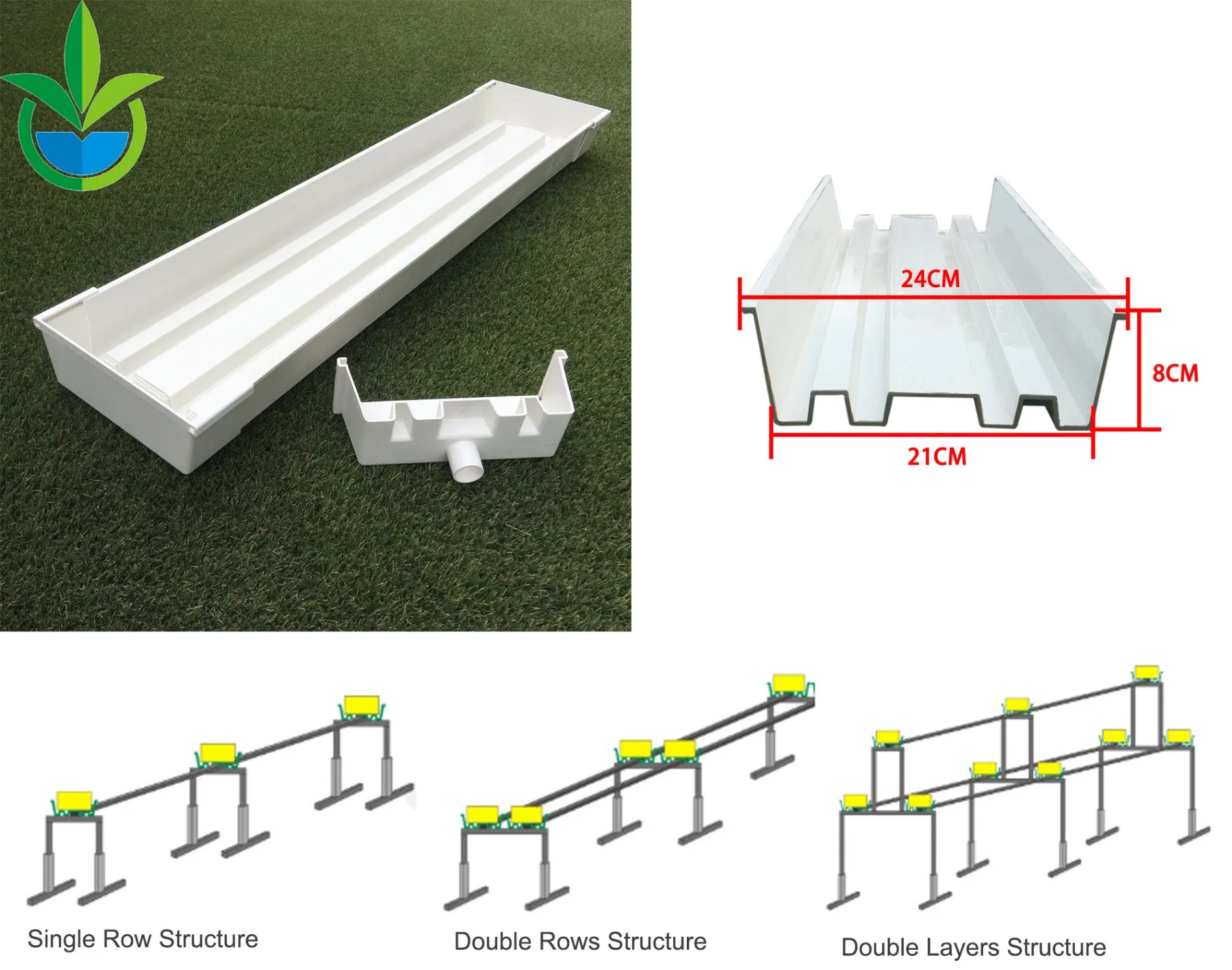 New Customized Long Service Life Lifting Strawberries Hydroponic Gardening Systems