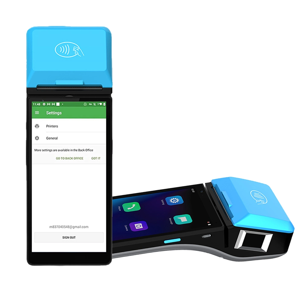 جهاز POS المحمول MSR/NFC/IC Android 11 للمطعم/تسليم الطعام (Z500C)