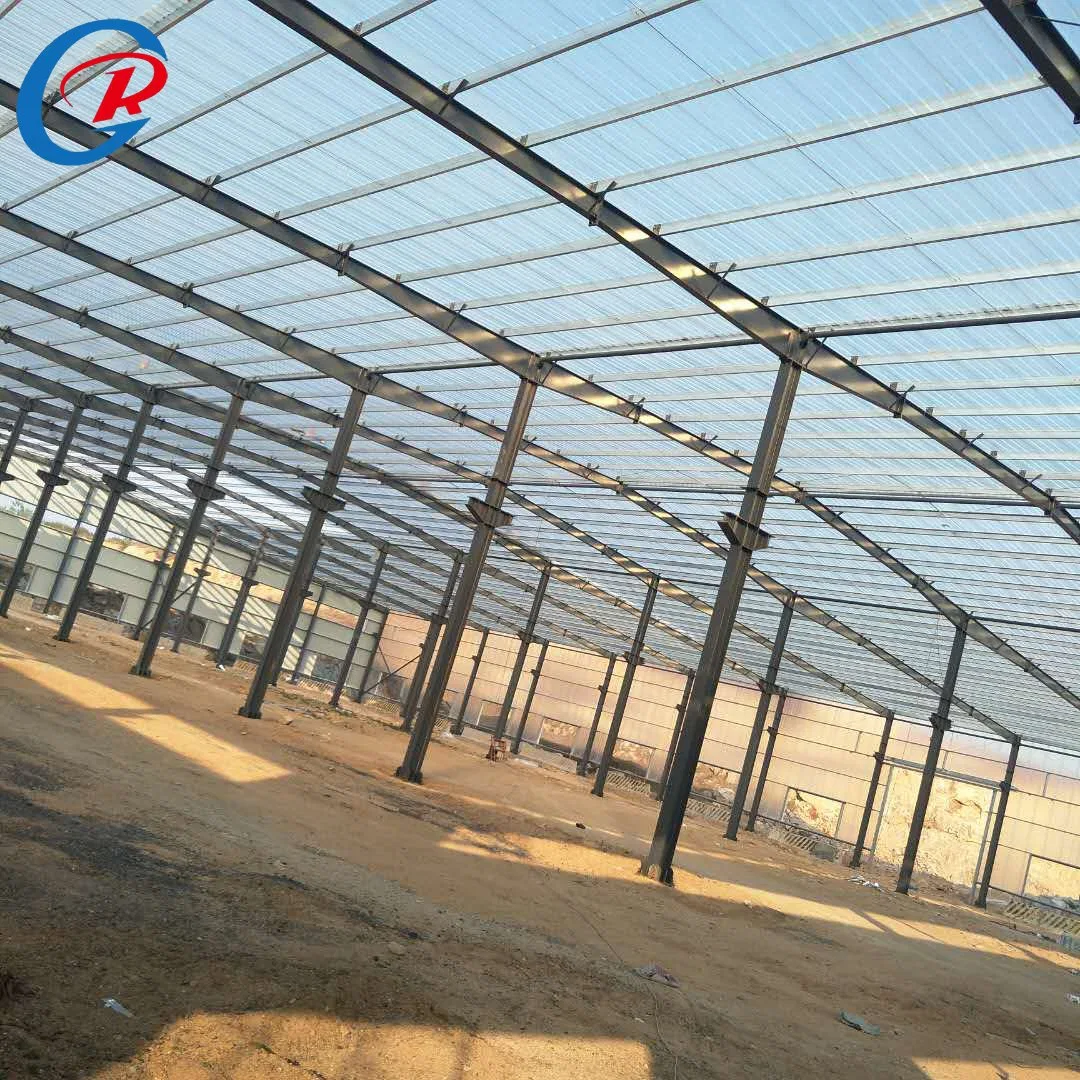 China Steel Structure for Prefab Multi-Storey Light Construction Building Workshop/ Sunrooms