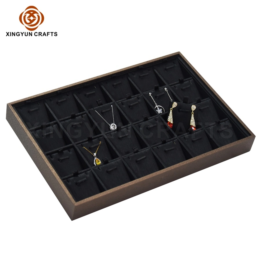 Custom Wooden Gift Jewelry Box Display Wholesale High Quality Earring Pendatn Jewelry Stand Display