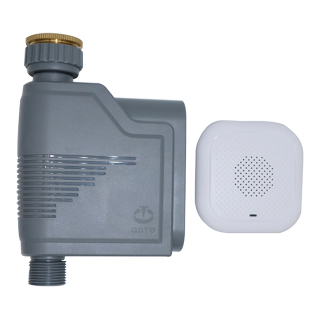 Wireless Remote Control Irrigation Timer System with Water Flow Meter, for Outdoor Yard, Garden