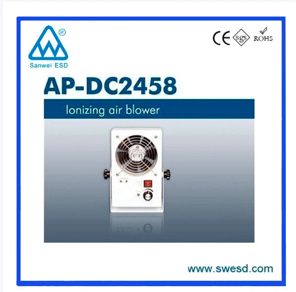 Banco de la ESD la parte superior del ventilador de aire ionizante Ap-CC-2458