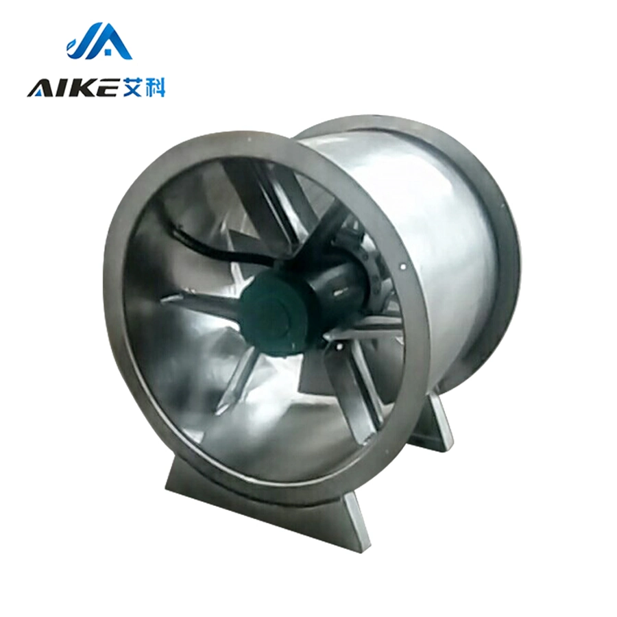 2022 Aike Hot Sale High Efficiency Low Noise Industrial Stainless Steel Axial Flow Fan for HVAC System