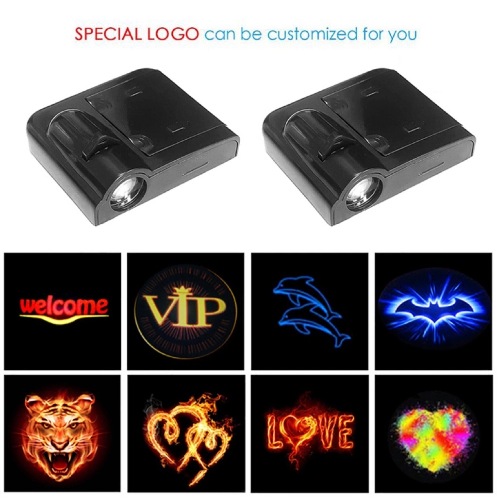 Raych OEM Car Door Logo Light Welcome Lamp Laser Light Wireless Projector Light Atmosphere Car LED Ambient Decoration Lamps