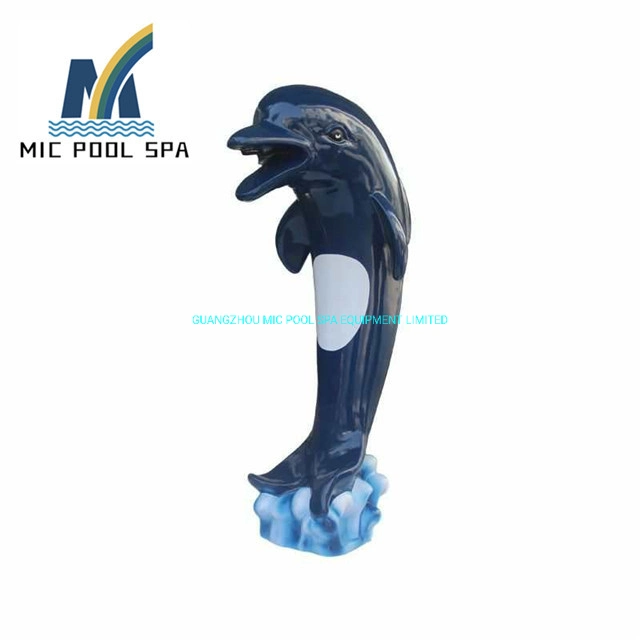 Outdoor Water Amusement Park Cute Penguin Massage SPA Waterfall Nozzle