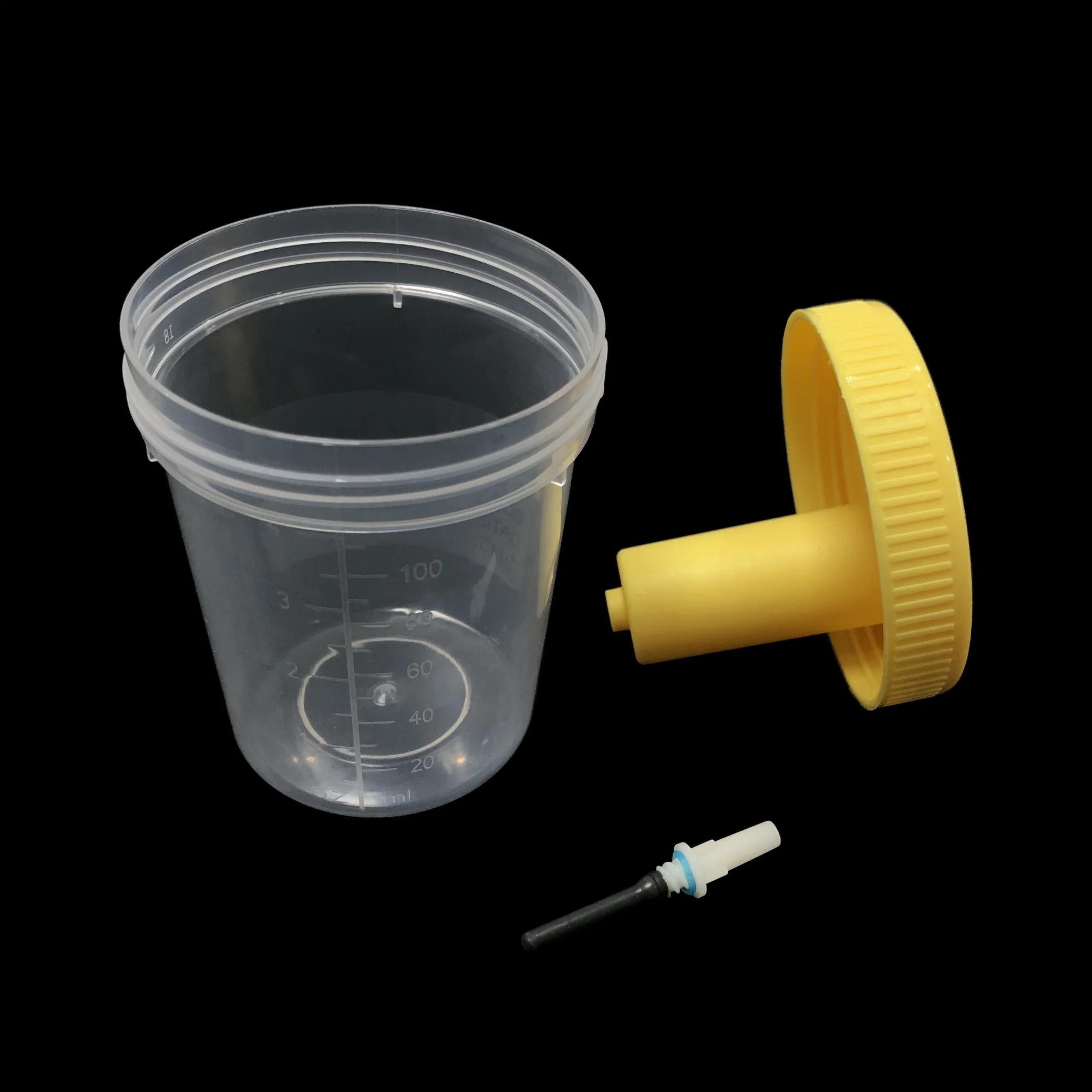 Hospital Laboratory Consumables Leak Proof Urine Test Container Sampling Vacuum Negative Pressure Urine Cup