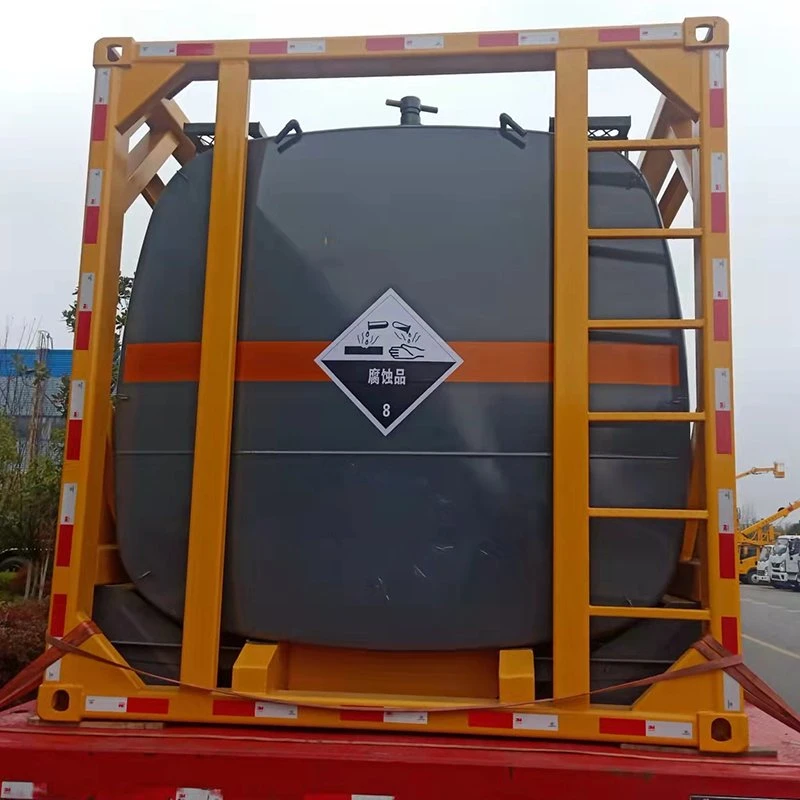 ISO Standard 20FT 30FT 40FT Chemical Corrosive Liquid Tank Container for Sale