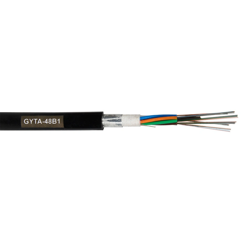 Factory Prices Optic Fiber Cable Networking 24/48/96/144core Duct Outdoor GYTA