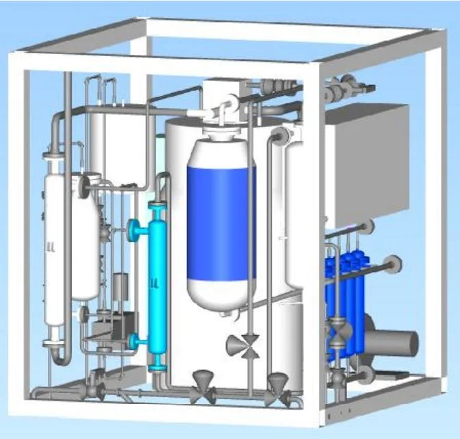 Usine de production d'hydrogène à vapeur de gaz naturel de type conteneurisé Générateur d'hydrogène de l'usine H2