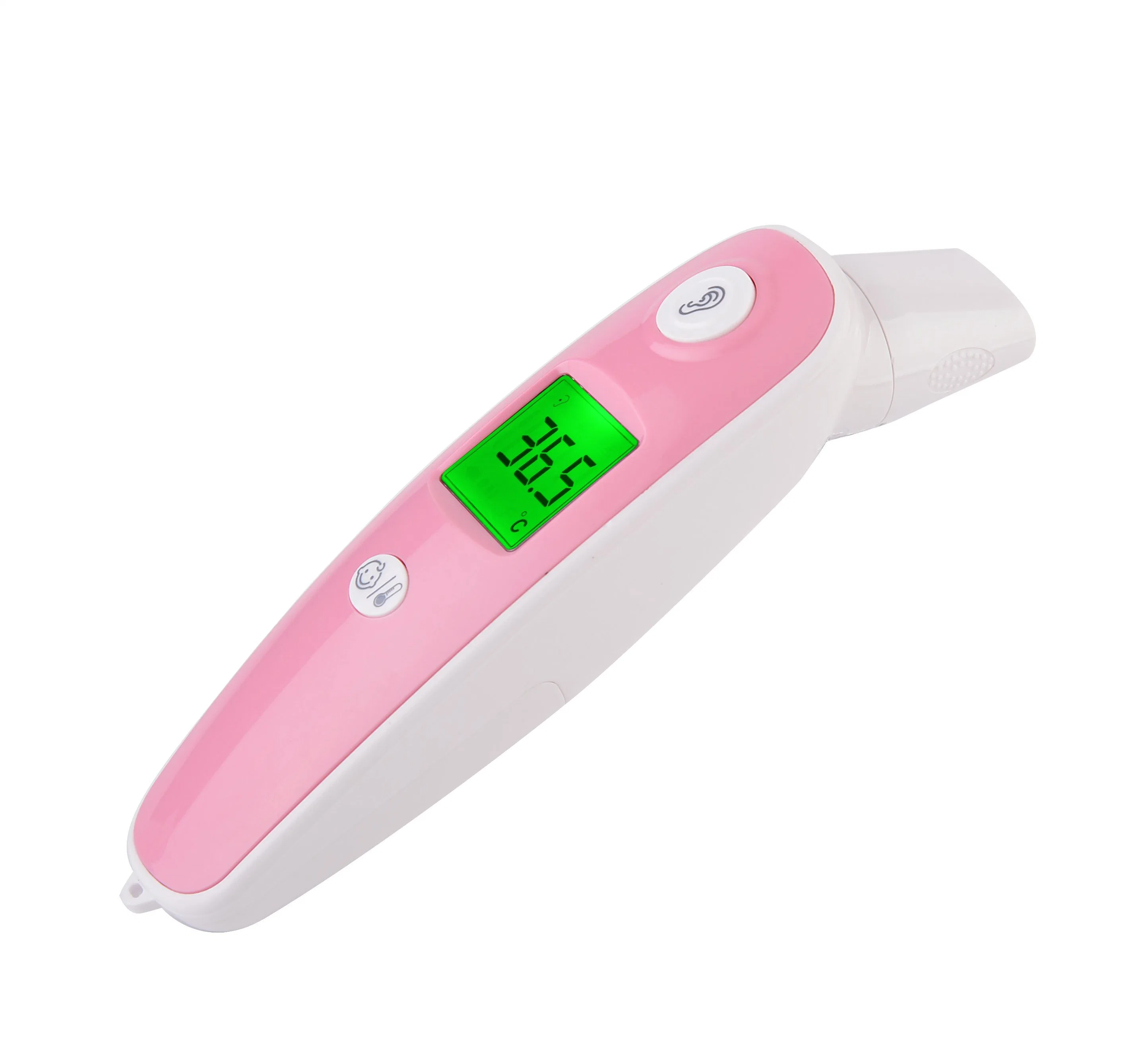 Hospital Supermarket Intelligent Professional High Temperature Automatic LCD Forehead Non Contact CE FDA RoHS Digital Infrared Thermometer