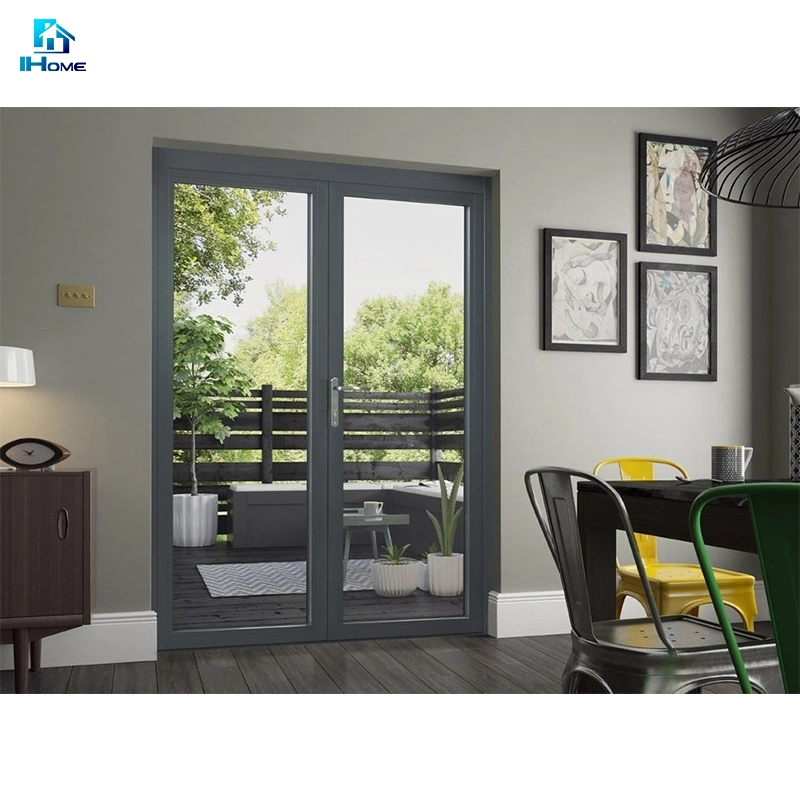 2022 Hot Sale America Stadard Modern Style Waterproof PVC French Doors Windows Aluminum Interior Balcony Glass Sliding Folding Door