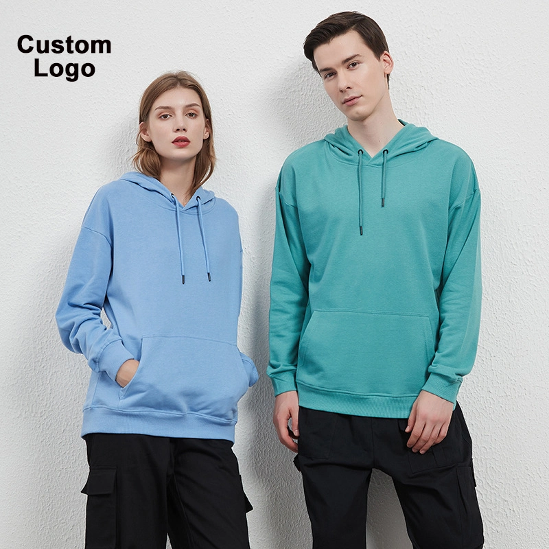 Los hombres mujer sudaderas sudaderas con capucha Color sólido de la moda Otoño Invierno Hoody hombres Casual Tops ropa deportiva