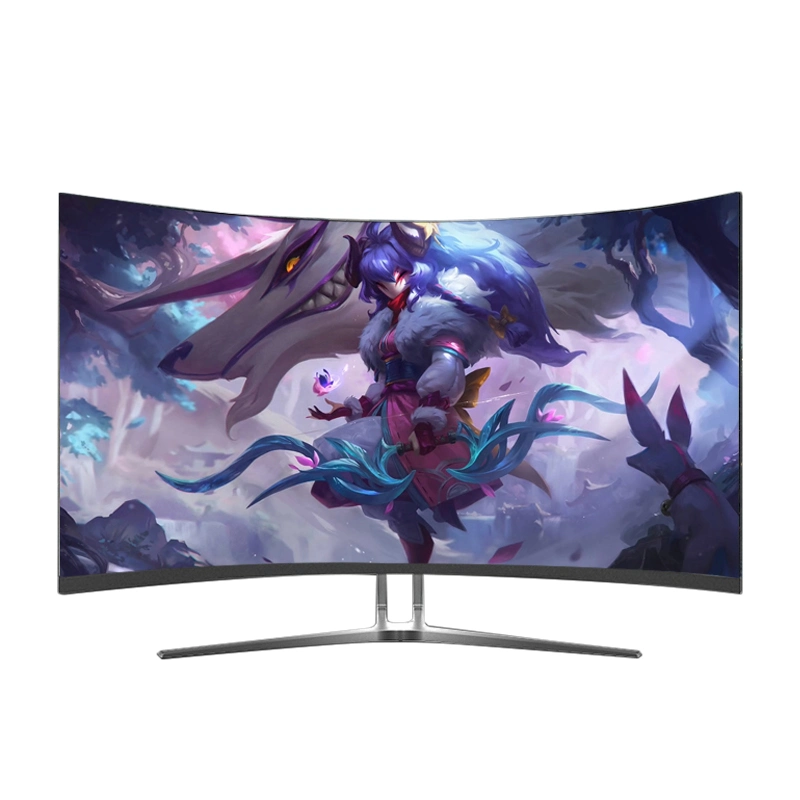 La pantalla curvada de 32 pulgadas Monitor Gmaing 1K 2K 144Hz Ordenador para juegos con efecto de la barra de luz LED