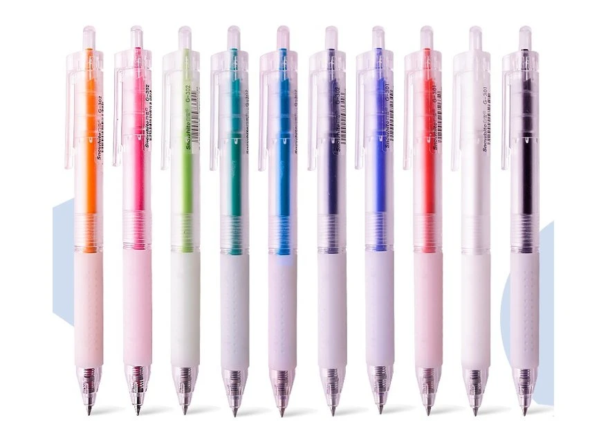 Stationery Office and School Supply Quick Dry Ink Rt Gel Pens Medium Point 0.7mm Assorted Color Pen