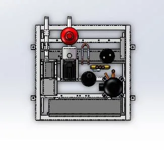 Mini-Kältemaschine Industrielle Luft Scroll gekühlte Kältemaschine 10kw-45kW für Hotel Villa