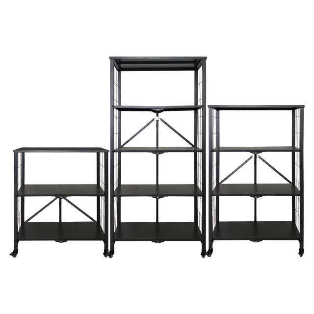 Light Heavy Duty 3 Layer Level Bolt Black Angle Iron Steel Metal 5 Tier Warehouse Storage Racks Garage Shelves Unit