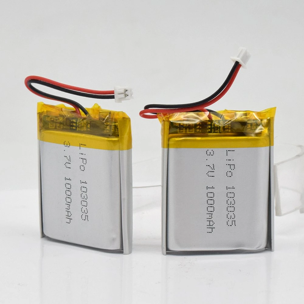 1000mAh 3,7V 103035 Super delgada Li-ion Square Lipo batería para Vigilabebés