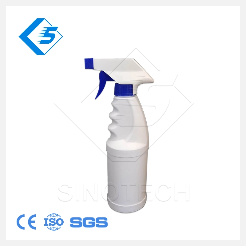 China Car Cleaning Disinfectant Household Customized 500ml Matte White PE Plastic Spray Bottle Blowing Molding Machine