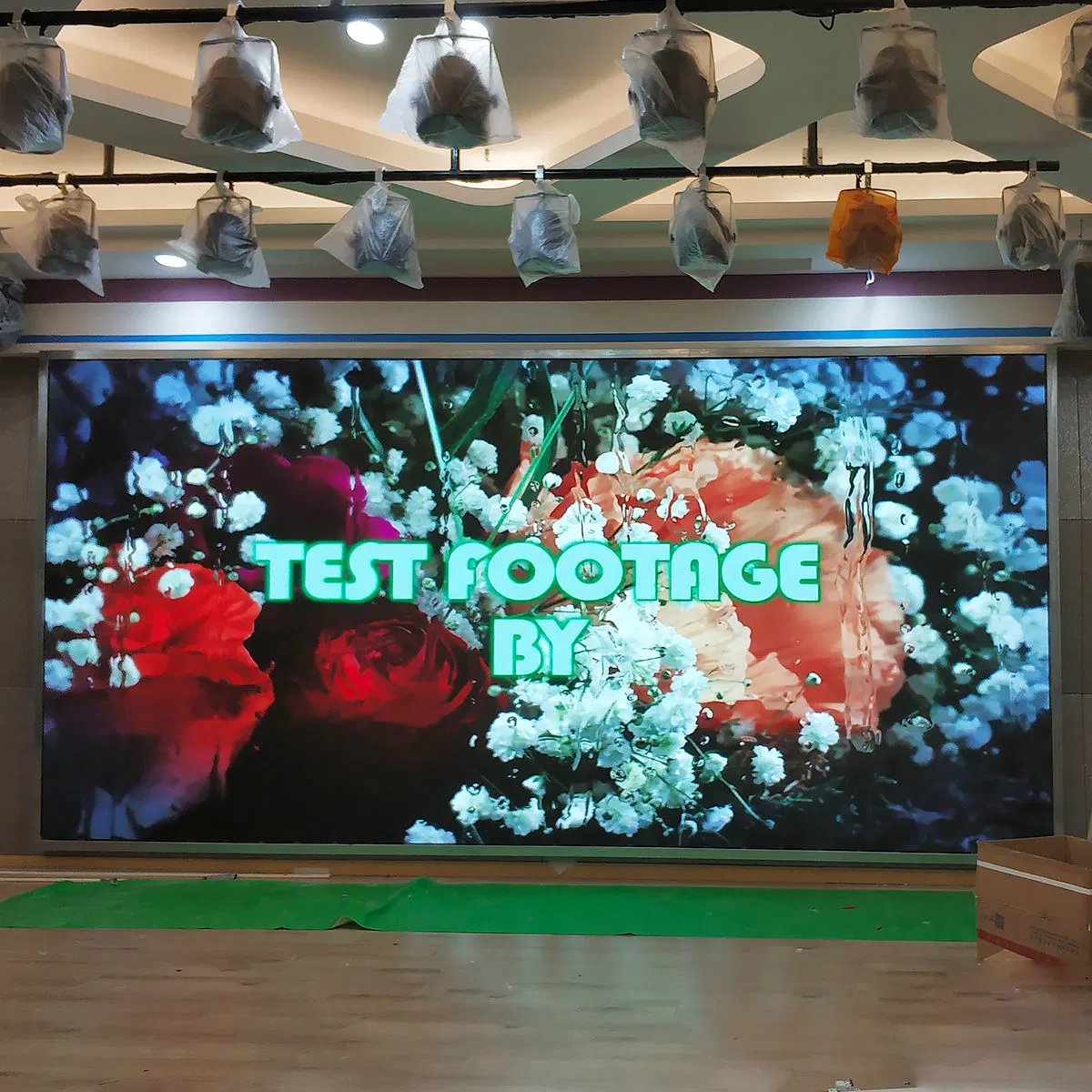 Full Color FWS Karton und Holzkarton Board LED-Bildschirm Display mit RoHS