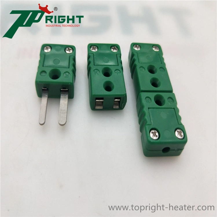 Industrial Waterproof K Type Female and Male Thermocouple Connector Plug