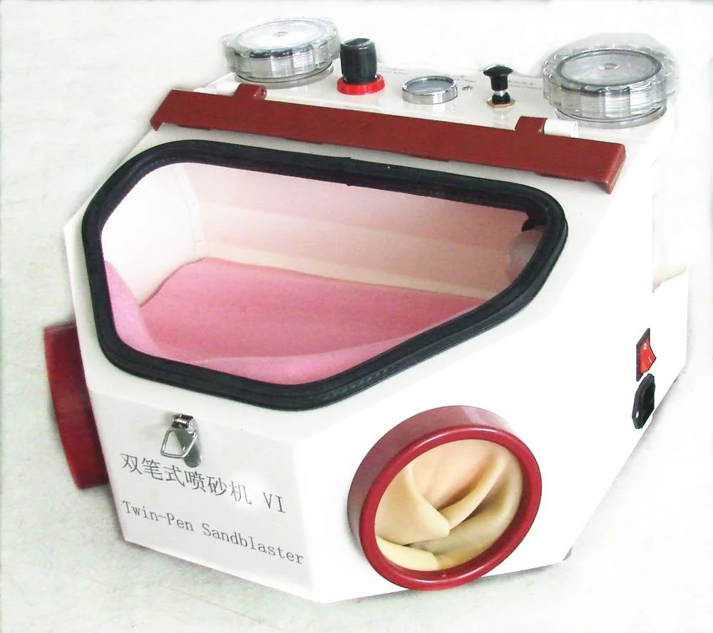 Instrumentos Dentales Venta caliente Sandblaster reciclable para el equipo de laboratorio dental/Dental arenado equipo