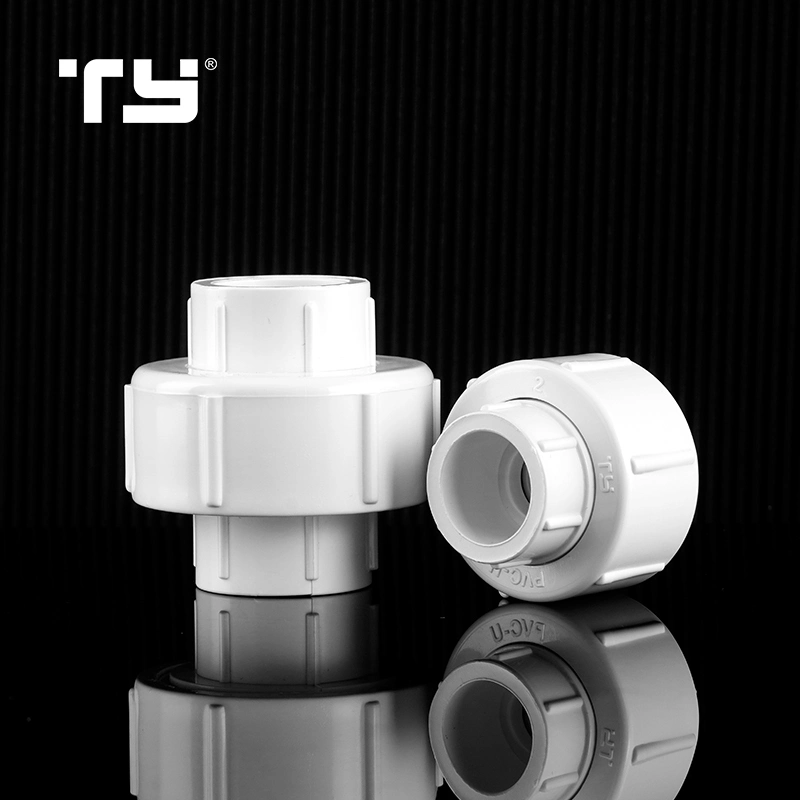 PVC-U Pn10 Pressure Piping Tube Fittings Union ISO1452 Lesson Tianyan OEM