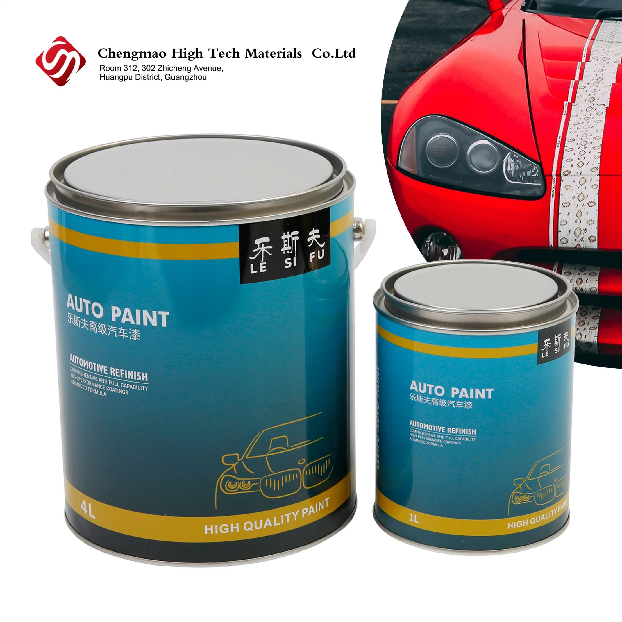 Factory Price Spray Liquid Lesifu Varnish Thinner Automotive Auto Best Car Paint