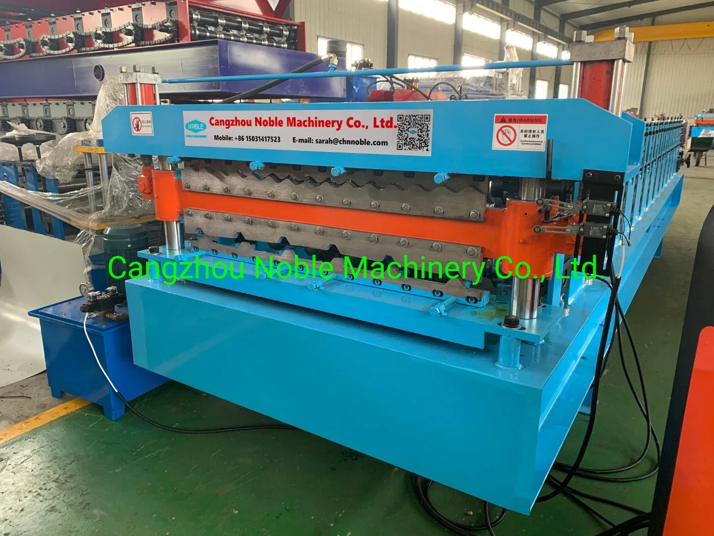 Double Layer Trapezoidal Roofing Sheet Profile Roll Forming Making Machine