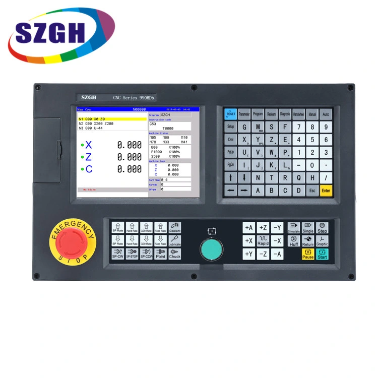 Szgh Economy clavier 4 axes CNC contrôleur fraisage de type absolu Commande numérique de l'ordinateur remplacer le contrôleur CNC Adtech/GSK/Newker