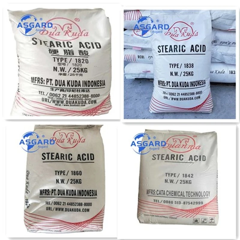 57-11-4 Organic Octadecanoic Acid Factory Price Triple Pressed Rubber/Cosmetic/Industrial/Food Grade Stearic Acid with ISO (1801/1810/1820/1838/1842/1860/1865)