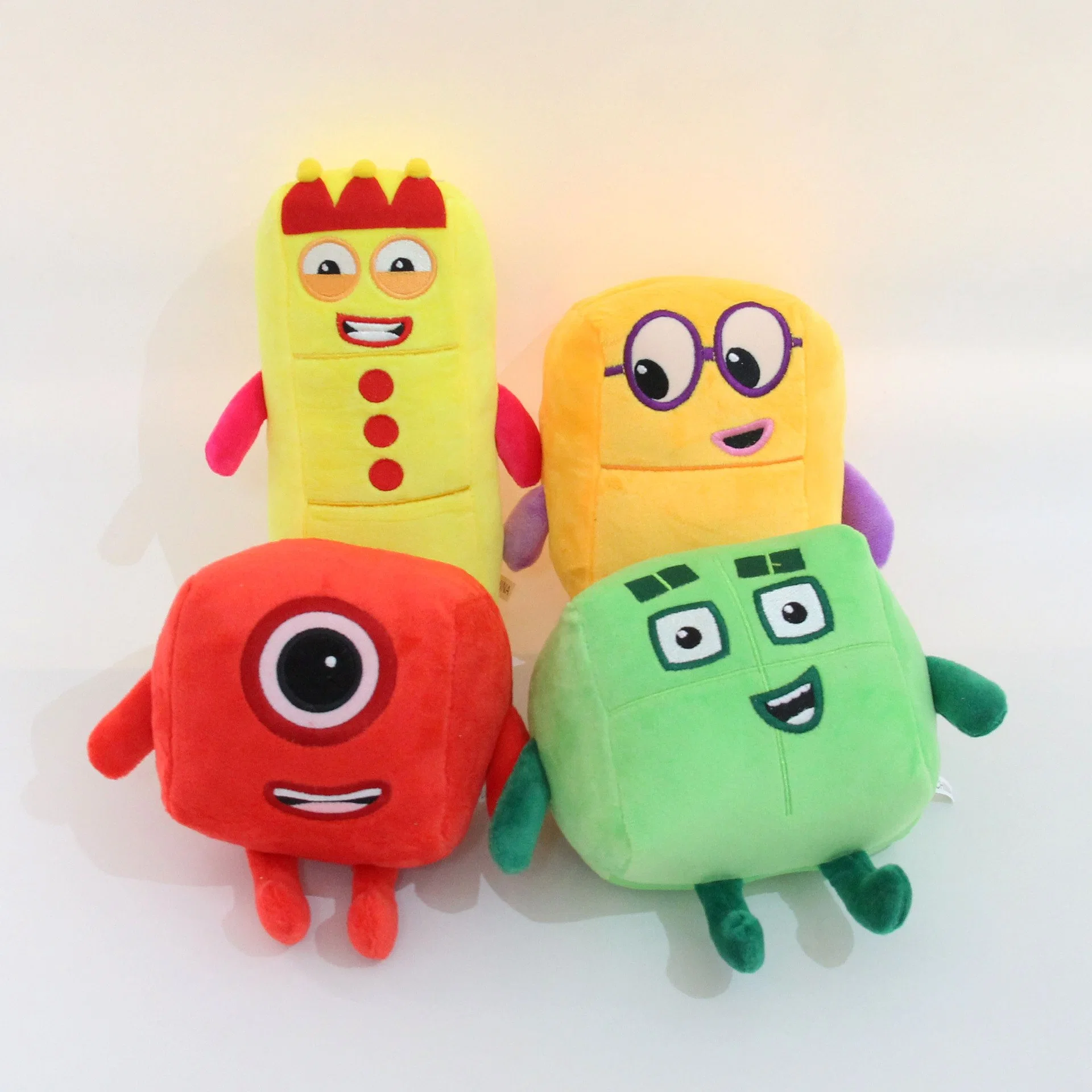 Novo Numberblock um edifício de pelúcia Toy Digital bloqueia Numberblocks