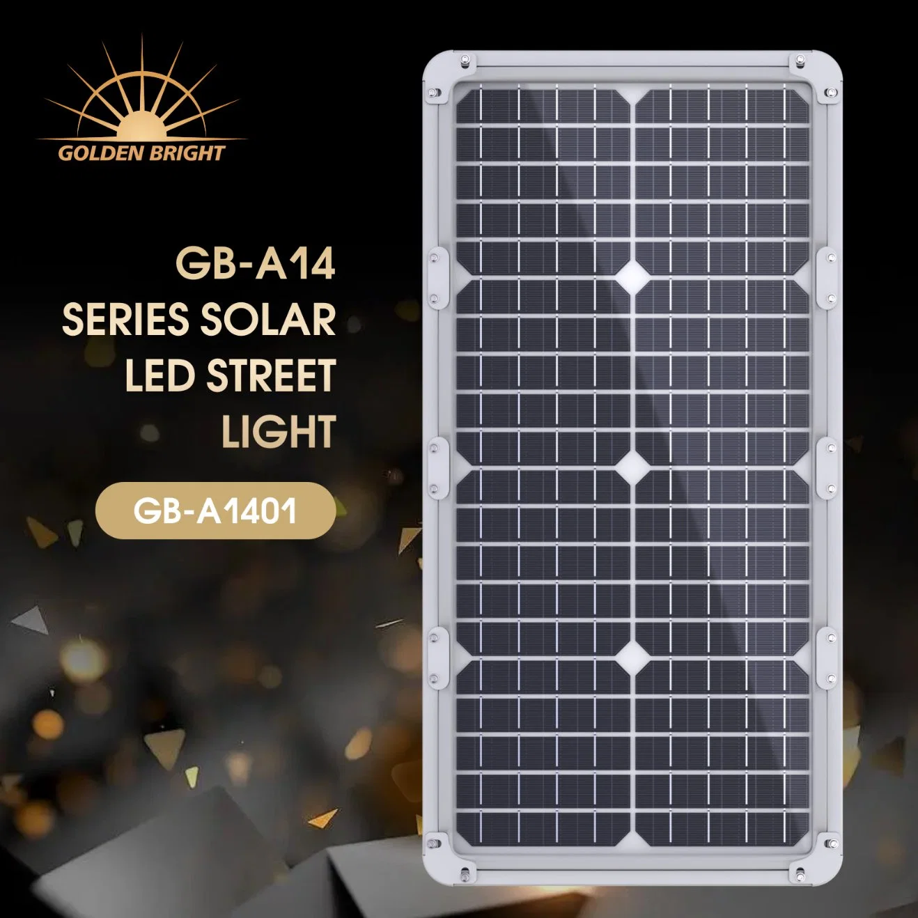 30W lámpara LED de ahorro de energía de la calle de la batería solar exterior IP65
