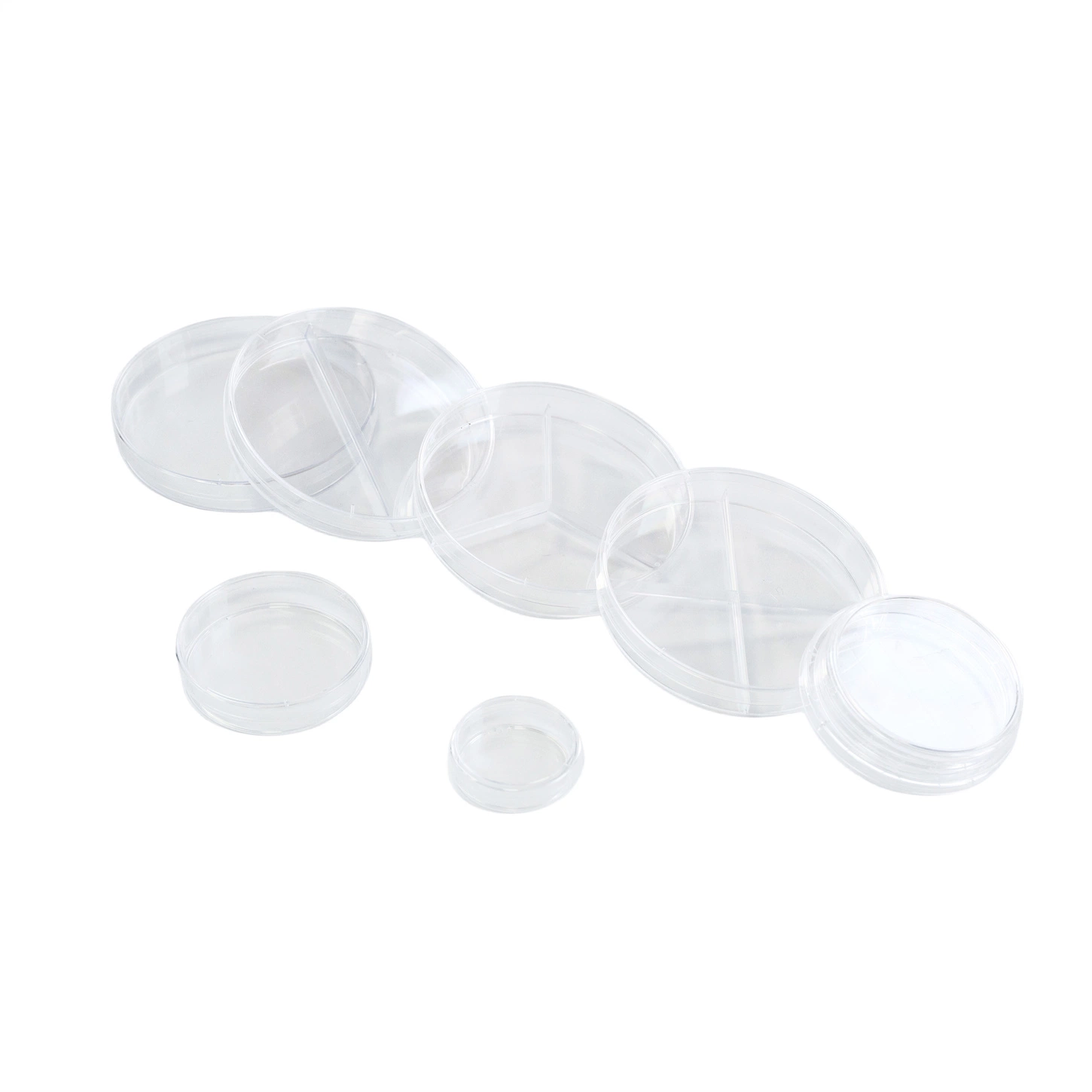 Disposable Medical Transparent Round/ Square Culture Plate Plastic Petri Dish with CE/ ISO