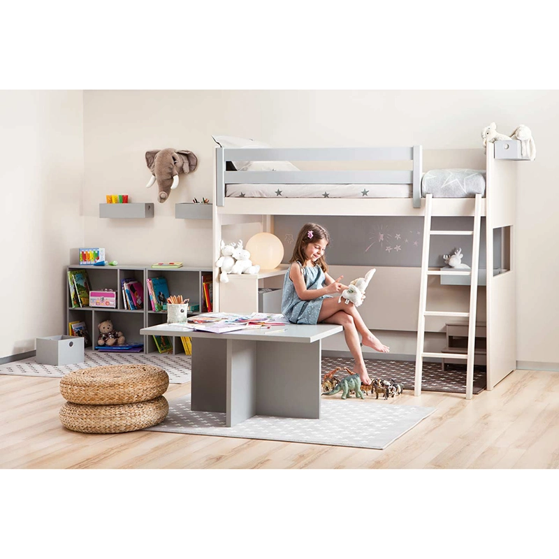 E1 Standard Wholesale/Supplier Modern Good Design Kid Bunk Bed Kids Wooden Furniture