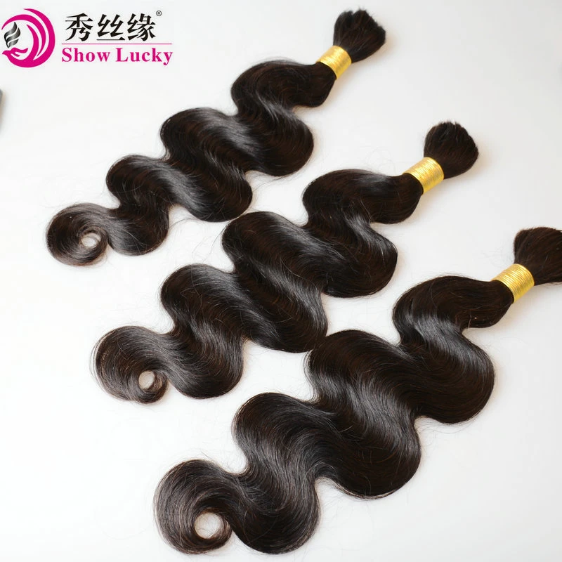 Cheap Wholesale 100% Raw Virgin Remy Woman Natural Body Wave Braiding Indian Virgin Human Hair Bulk Extension