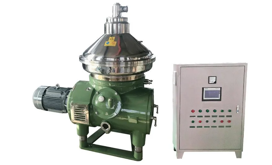 Industrial Scale Continuous Nozzle Phases Disc Stack Bowl Centrifugal Baker Yeast Separator