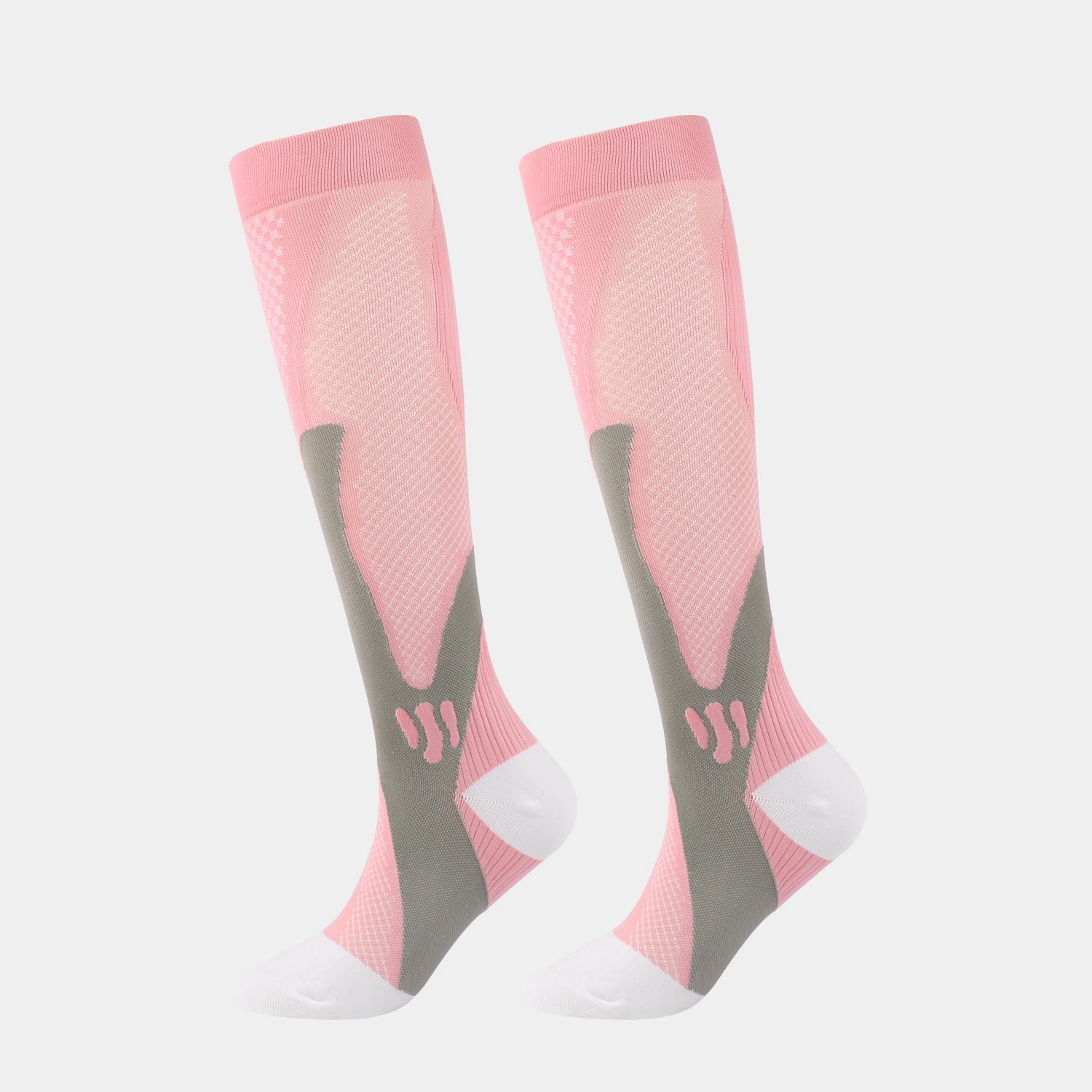 OEM Custom de gros respirant haute genou élastique Chaussettes de sport Chaussettes de football