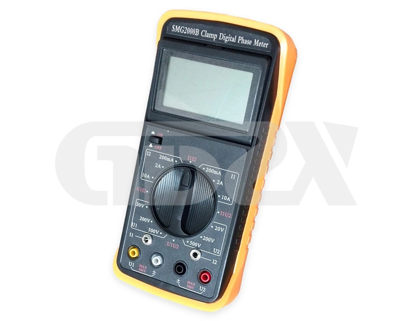 Good Quality Handheld Portable Digital Double Clamp Phase meter