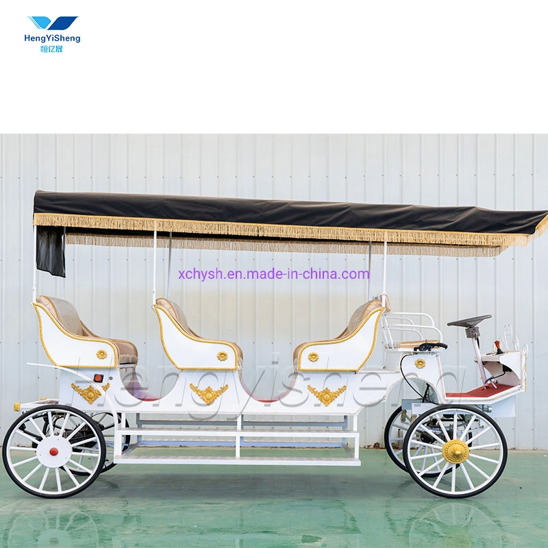 Cheap Price Chinese Sightseeing Electric Horse Carriage for Sale