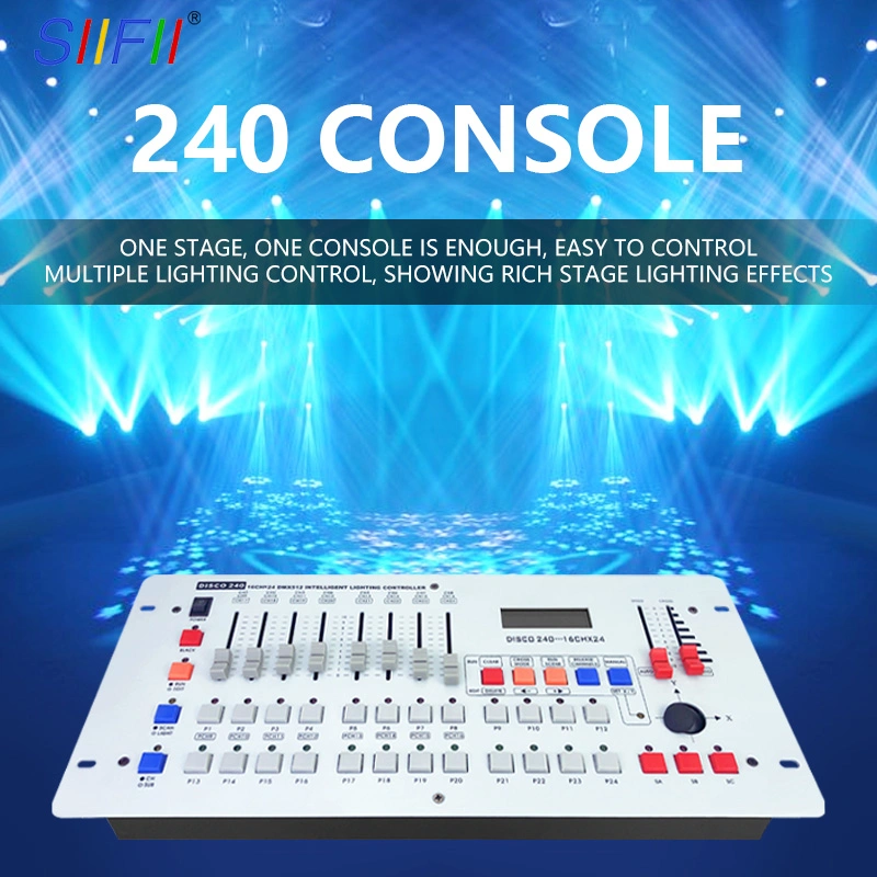 New Arrival 512 Lighting Console DMX Lighting Control Console Disco 240