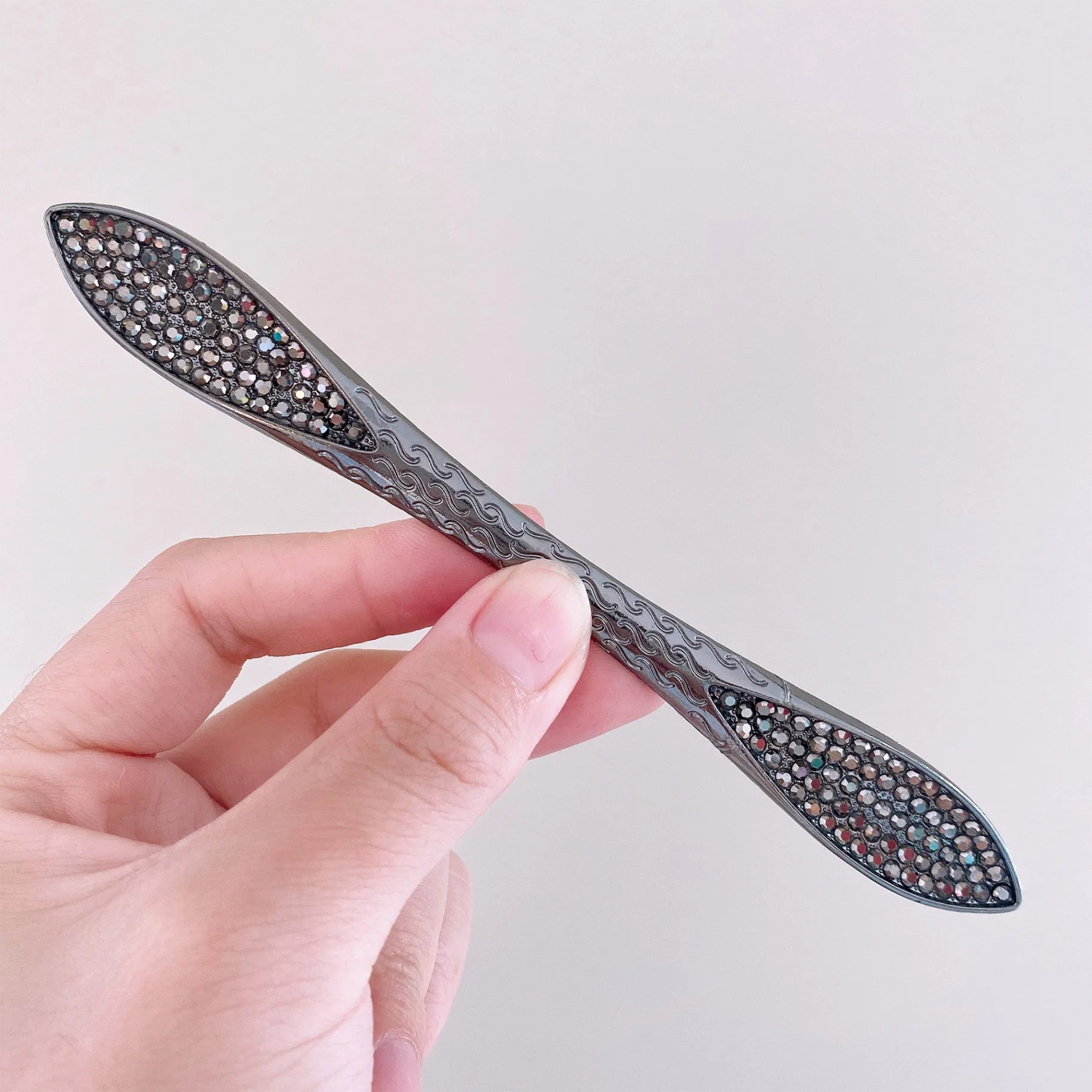 Double Head Hairpin Alloy Hair Pin Rhinestone Hair Fork Hair Accessories