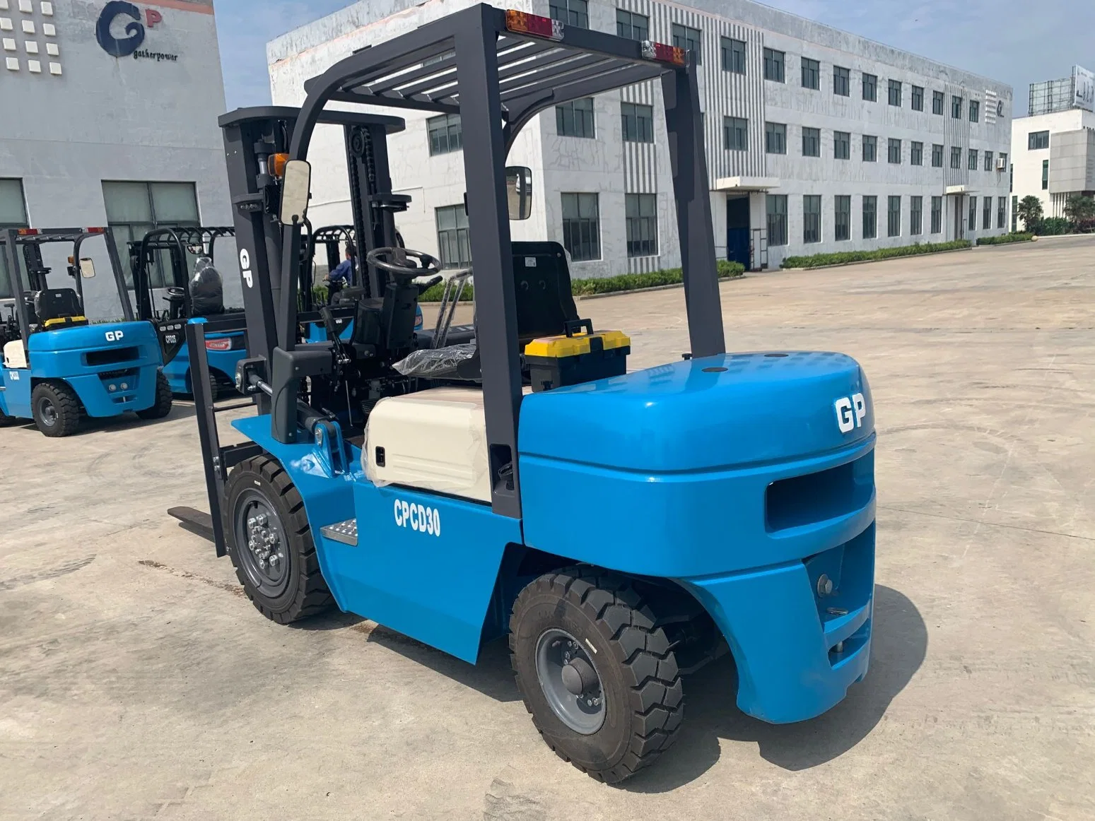 Baja mástil usado Forklift Toyota 3 Ton Diesel Manual Forklift Cpcd30 para Hot Sale